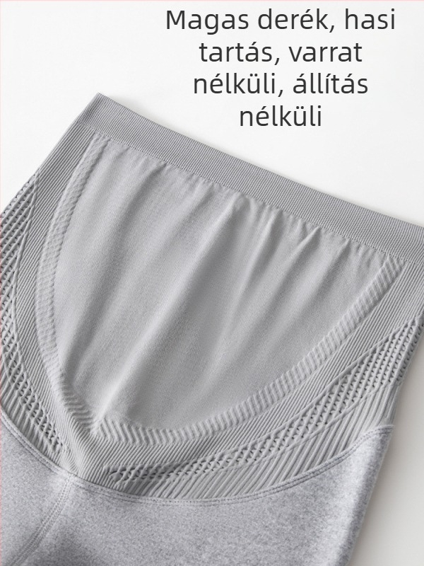 100%-os pamut kismama nadrág tavasz-őszre, új modell 2025, kényelmes jóga nadrág a has támogatásával, terhesség korai és késői szakaszára, alacsony testmagasságúaknak