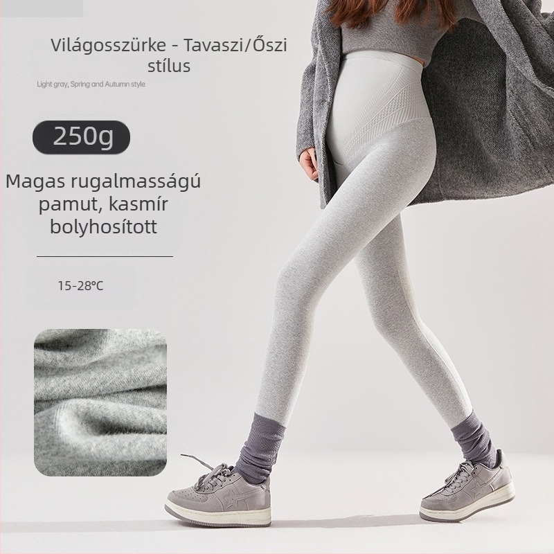 100%-os pamut kismama nadrág tavasz-őszre, új modell 2025, kényelmes jóga nadrág a has támogatásával, terhesség korai és késői szakaszára, alacsony testmagasságúaknak