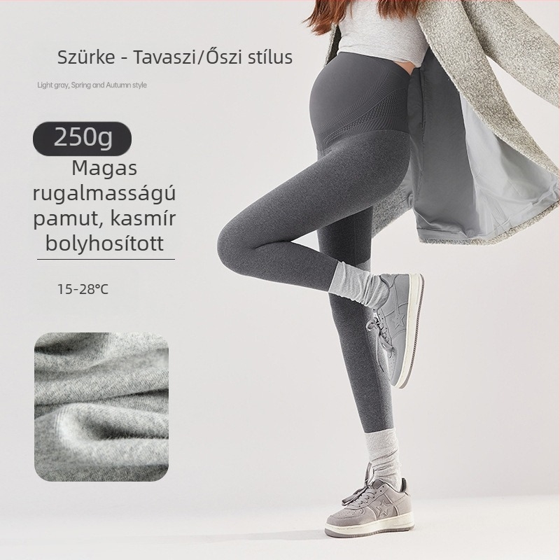 100%-os pamut kismama nadrág tavasz-őszre, új modell 2025, kényelmes jóga nadrág a has támogatásával, terhesség korai és késői szakaszára, alacsony testmagasságúaknak