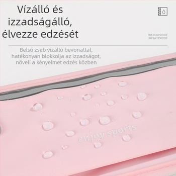 Telefon övtáska, uniszex, lélegző és vízálló, ultrakönnyű poliészterből, kültéri sportokra