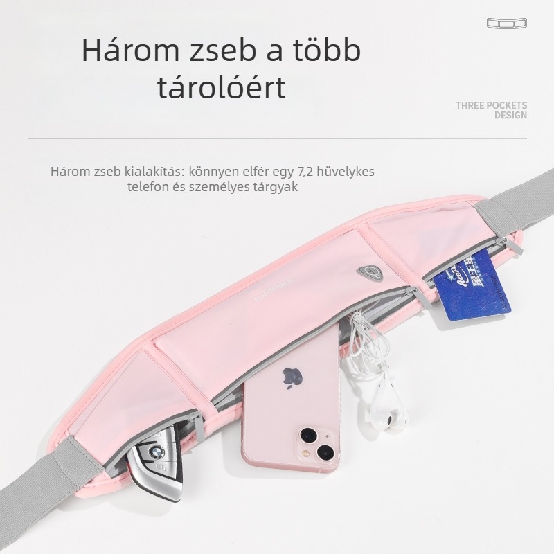 Telefon övtáska, uniszex, lélegző és vízálló, ultrakönnyű poliészterből, kültéri sportokra