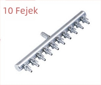 Rozsdamentes acél akváriumi oxigéncső osztó, szelep és levegőpumpa szabályozó