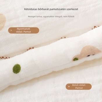 Újszülött babaszvöd takaró - Anyag: 100% pamut, Töltet: poliészter rost, Téli szezon, 6 hónapos korig, Testreszabható