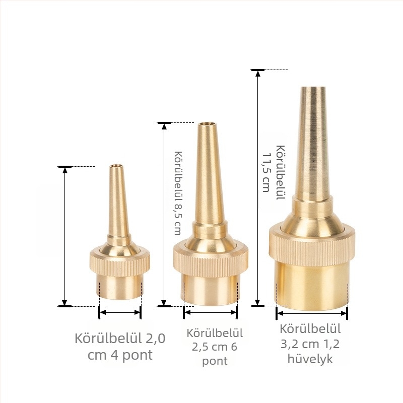Sárgaréz szökőkútfúvóka tájképhez – Márka: Egyéb