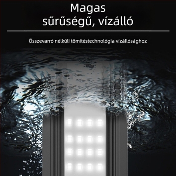 Akvarium LED világítás víz alatti növényekhez — teljes spektrum, vízálló, alumíniumötvözet, 8W, FKSC
