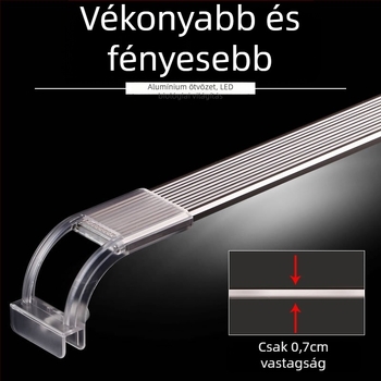 Akvárium LED lámpa alumíniumötvözetből, 1,5–20W, Morning front
