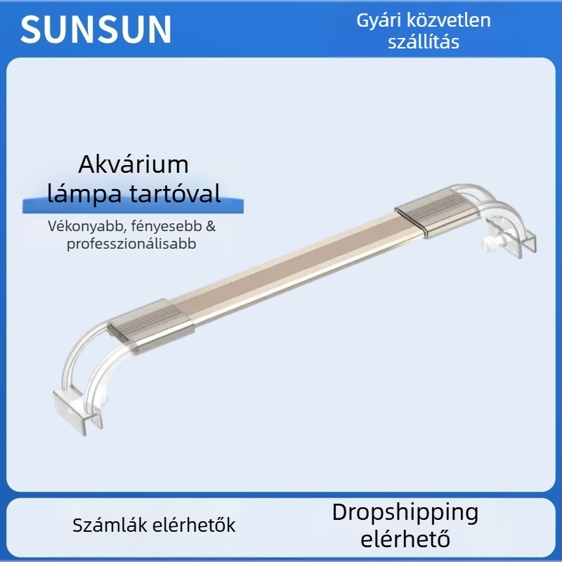 Akvárium LED lámpa alumíniumötvözetből, 1,5–20W, Morning front