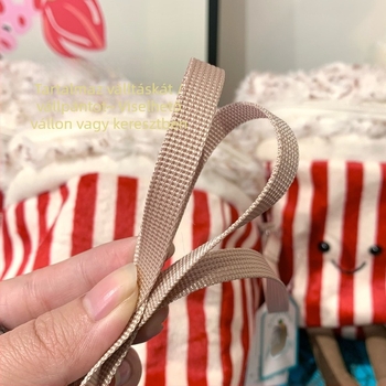 Jellycat plüss bucket válltáska — utcai trend, cipzár, nylon bélés, bucket típus, 2024 tavasz