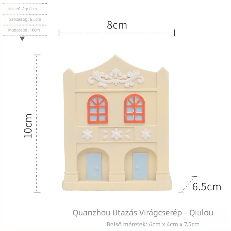 Szukkulenseknek gyantából készült virágtartó, Roogo/if, modern-minimalista stílus, gyantaművészeti alkotások