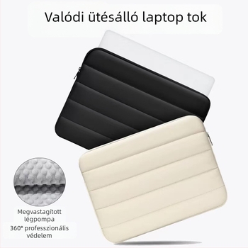Laptop belső táska légzsákkal, vízálló, antibakteriális, rezgésálló
