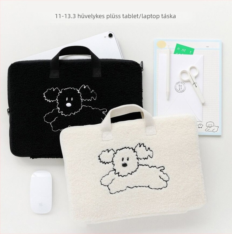 Hordozható laptop- és tabletatáska 13,3–14 colos laptopokhoz és 10,9 colos tabletekhez