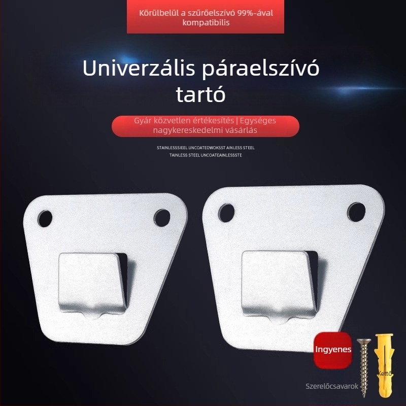 Oldalsó elszívó felhelyező lemez — nagy szilárdságú préselt szerkezeti acél, univerzális akasztó tartó, modern minimalist design, Márka The First Force, Anyag Más, Tanúsítás Nincs