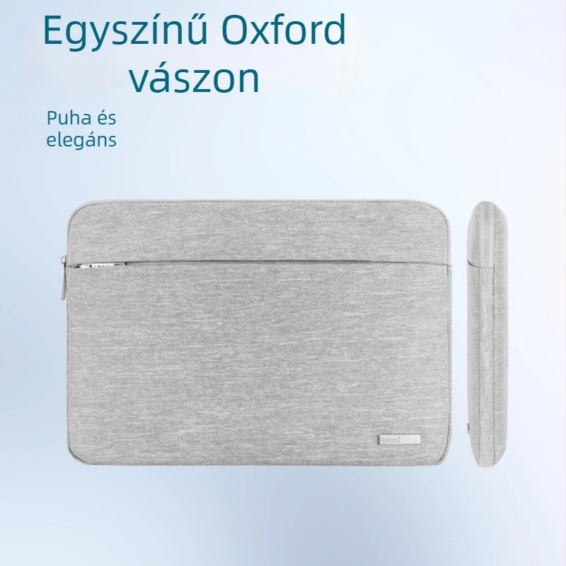 Notebook és tabletához való tok cipzárral, poliészter, belső párnázott belső rész, belső cipzáras zseb, légáteresztő
