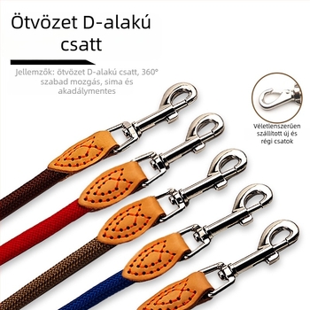 Egyhorgos Kutya Póráz | Nem Hosszabbítható, Anyag: Polipropilén + Poliészter, Márka: Nusa