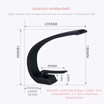 Réz mosdócsap egyetlen lyukkal, meleg- és hideg vízellátás, modell KDa-5109, kerámiás szelep, bemeneti/kimeneti csőátmérő 2 cm