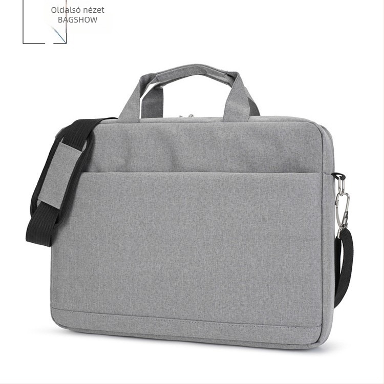 Laptop táska – Poliészter, lélegző, ultra könnyű, vágásbiztos, városi egyszerű stílusú válltáska