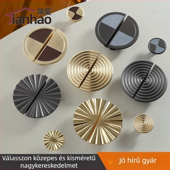 Kör alakú szekrény/gardrób ajtókilincs, cinkötvözet, modern minimalista stílus, modellek 6226, 6227, 6280