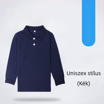 Pamut polo póló gyerekeknek, 81-95% pamut tartalom, 8 éves vagy annál idősebbeknek, tavasz-ősz