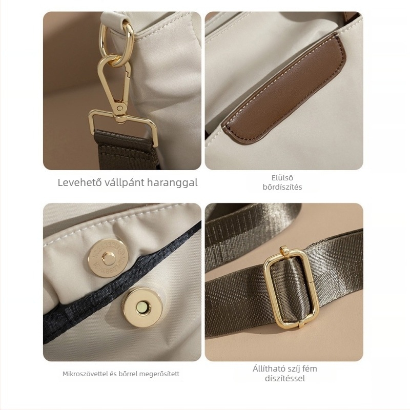 Női laptop táska, ultrakönnyű design, Oxford anyag, nylon bélés, 2025 tavasz kiadás, márka 23, hordozható aktatáskás stílus; kézben vihető vagy vállon.