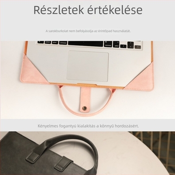 Apple/Huawei laptop táska, védőtok MacBook 13 hüvelykhez állvánnyal, belső rekesz 14–15 hüvelykre