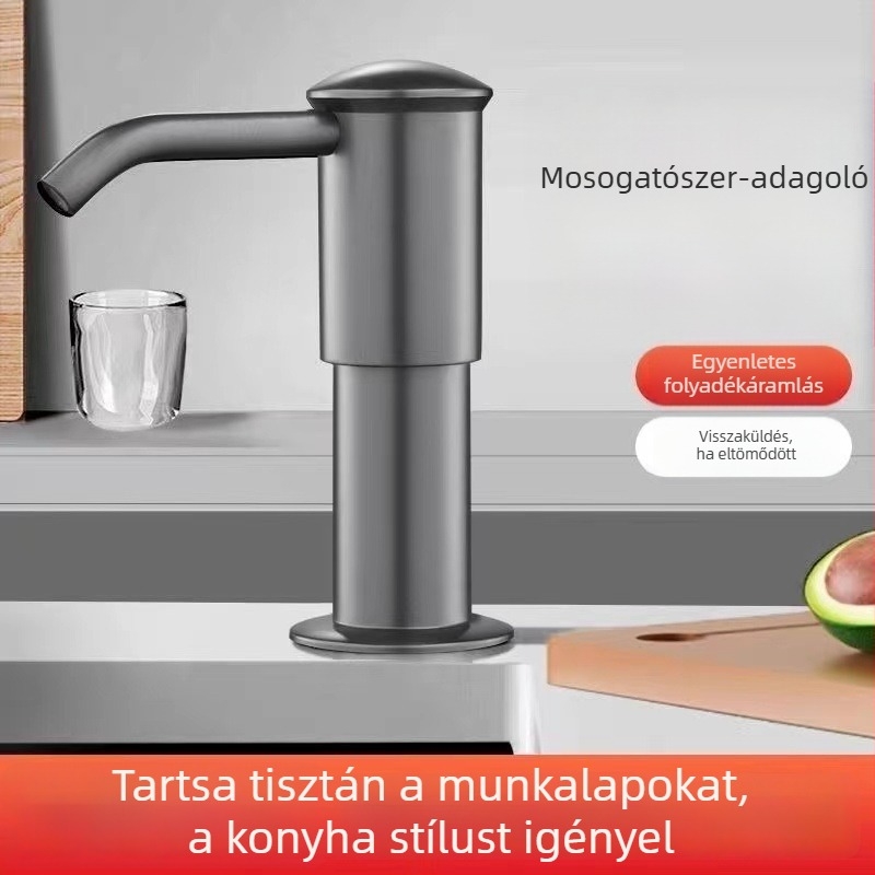 Konyhai mosogatószer adagoló pumpa hosszabbító csővel