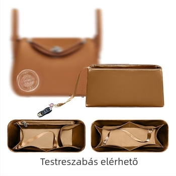 Hermès Lindy Belső Táska Szervező – Könnyű Velúr Szervező Selyem Béléssel, Kapacitás Növelés, Uniszex, 2025 Tavasz