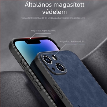 iPhone 14 tok – műbőr, retro stílus, összeszerelés