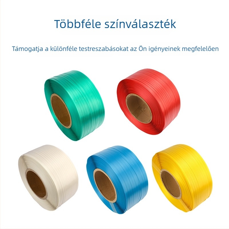 Gépi csomagoláshoz átlátszó PP ragasztószalag forró olvadó technológiával, 12 mm széles, húzóerő 100 kg