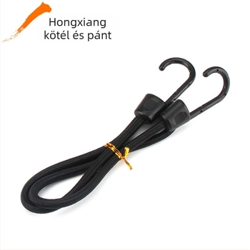 Gumis szállító heveder kerékpárhoz és motorkerékpárhoz, magas erősségű poliészter fonalból importált latex-szel, 120 kg teherbírás, Hongxiang márka.