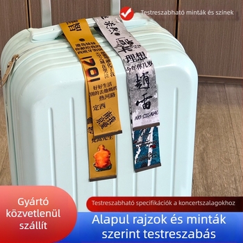 Fotóval testre szabható bőröndszalagok; poliészter anyag; márka Special Love Spinning; bőröndökhöz; DIY személyre szabás