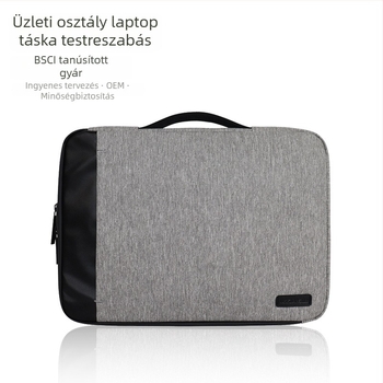 Üzleti laptop táska személyre szabott logóval, vízálló, könnyű, ütésálló, lopás elleni védelem