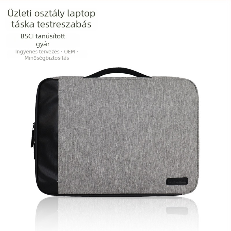 Üzleti laptop táska személyre szabott logóval, vízálló, könnyű, ütésálló, lopás elleni védelem