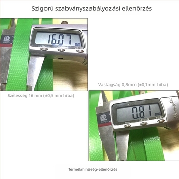 Huge PET csomagoló szalag, modell 1608, erős, csomagoláshoz
