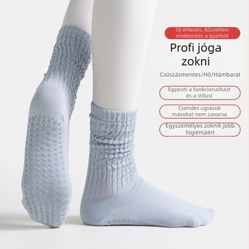 Női jóga zokni, pamut 70–80%, csúszásmentes, izzadságot felszívó, szagszűrő
