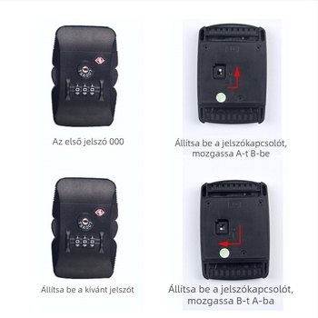 ABS anyagból készült bőrönd-kiegészítők, TSA jelszavas zár, 5.0 csat, kopásálló, márka Yifeng