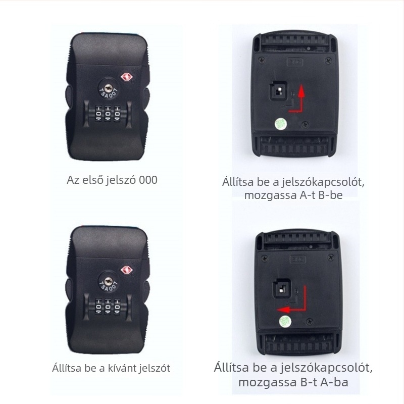 ABS anyagból készült bőrönd-kiegészítők, TSA jelszavas zár, 5.0 csat, kopásálló, márka Yifeng