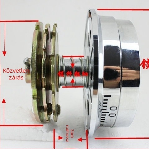 Páncélszekrény számzár 968 – 3 korong, 100 lépték