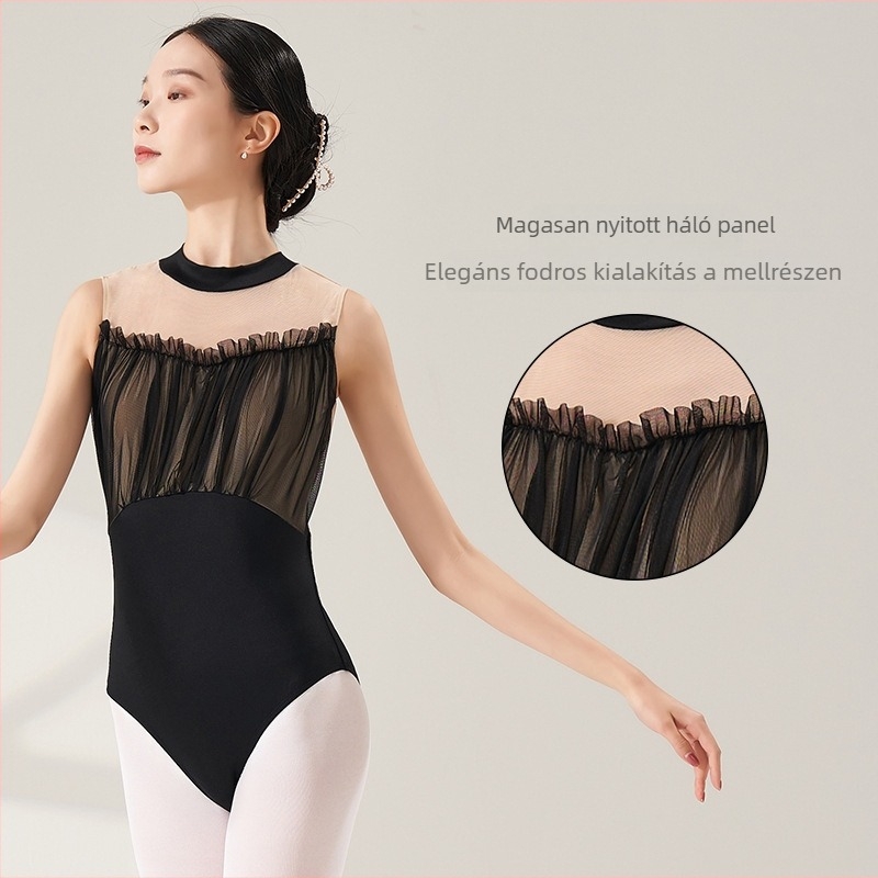 Felnőtt nők táncruházata — modern balett edzőruha spandex anyagból 86% nylon, bélés: spandex/nylon 86, balethez és táncgyakorláshoz