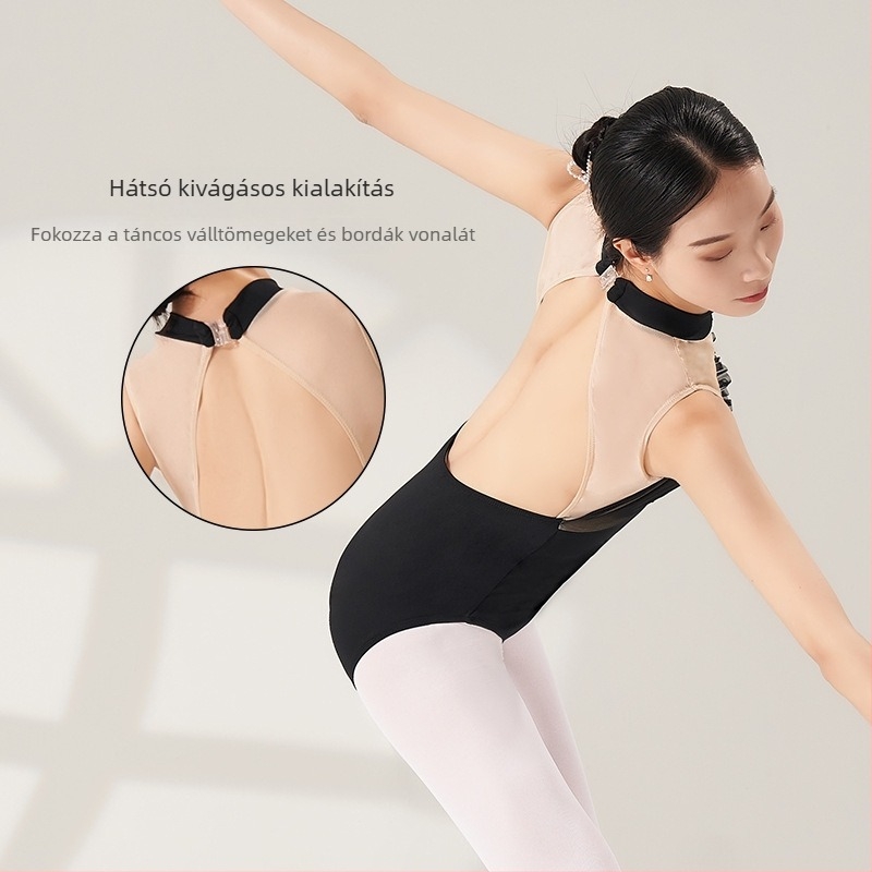 Felnőtt nők táncruházata — modern balett edzőruha spandex anyagból 86% nylon, bélés: spandex/nylon 86, balethez és táncgyakorláshoz
