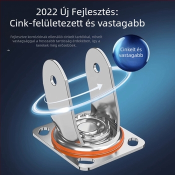 Universális poliuretán nehéz teherbírású forgó görgő kocsikhoz és utánfutókhoz – csendes működés