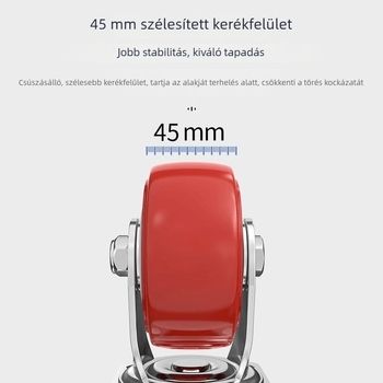 Universális poliuretán nehéz teherbírású forgó görgő kocsikhoz és utánfutókhoz – csendes működés