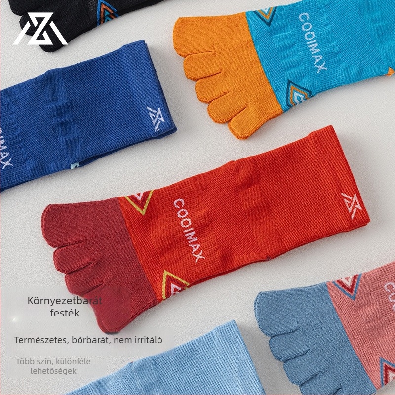 Ötujjas sportzokni uniszex – nylon, gyors száradás, 200N