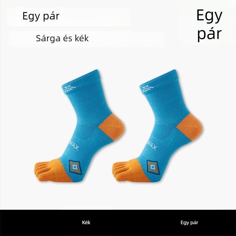 Ötujjas sportzokni uniszex – nylon, gyors száradás, 200N