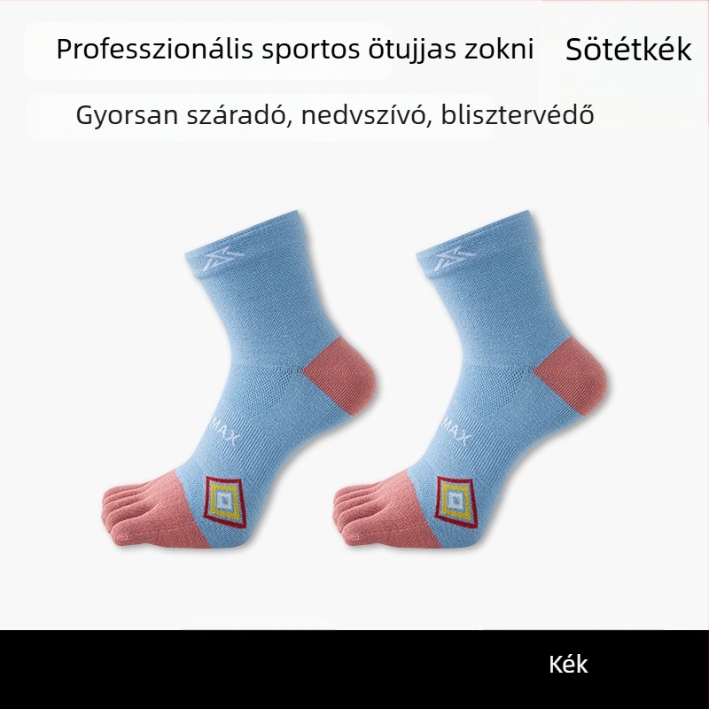 Ötujjas sportzokni uniszex – nylon, gyors száradás, 200N