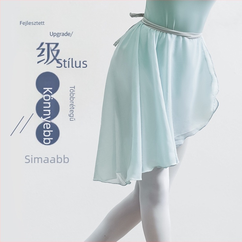 Balett táncruha – chiffon anyag, 95% poliészter, bélés chiffon 5%, felnőtt nőknek, színpadi előadások