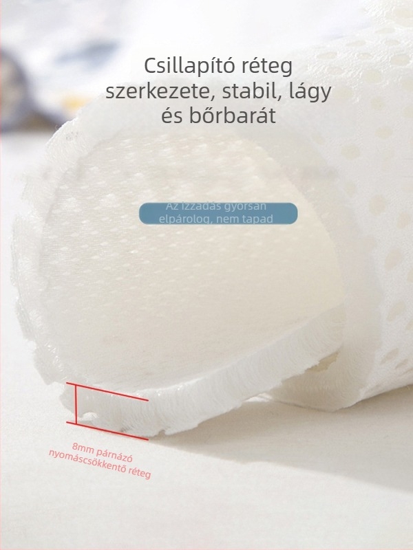 Felhő párna újszülötteknek — Bibione/Bibiwan — 100% pamut — rajzfilm-stílus — 0–1 éves korosztály