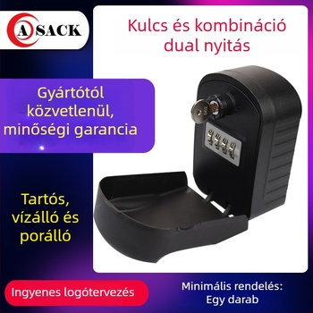 ASACK G11 Számkódos kulcstartó doboz — alumínium ötvözet, szerelés nélkül, dupla nyitás