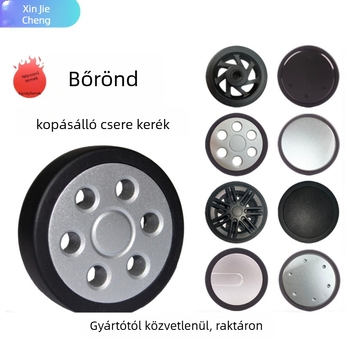 Univerzális bőrönd kerék – cserealkatrész, műanyag test, gumírozott futófelület