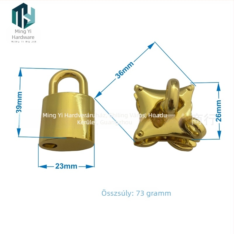 Minyi Hardware márka lakat poggyászhoz és bőrdolgokhoz, Guangzhou Huadu eredetű, nem importált, testreszabható