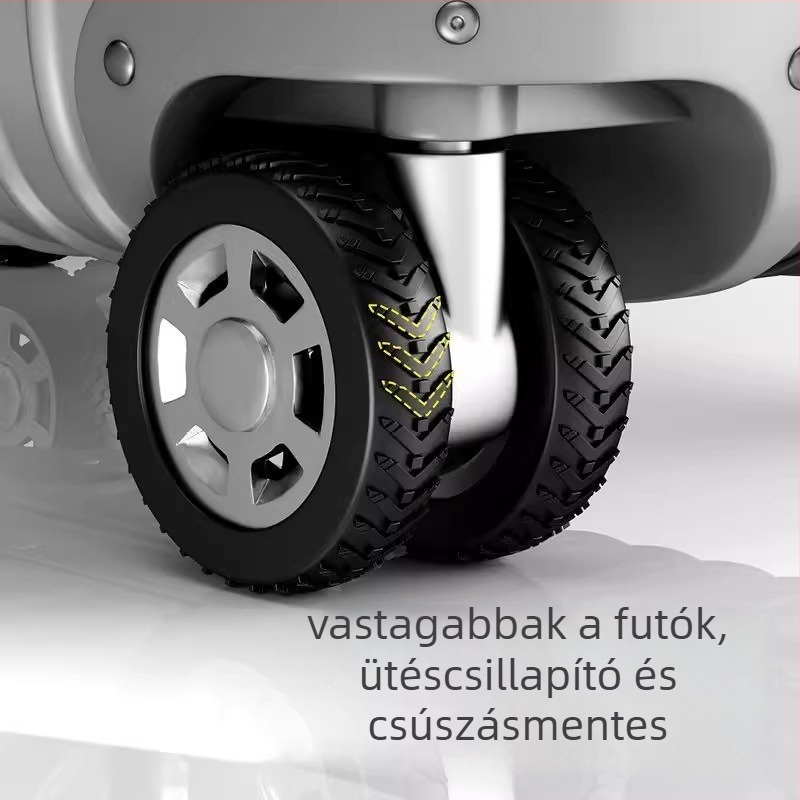 Bőrönd kerék gumiborító — védő gumiborítás a bőrönd kerékre, cserélhető csendes univerzális kerék, szilikon gyűrű kiegészítő, ABS anyag, 2025 tavasz kiadás